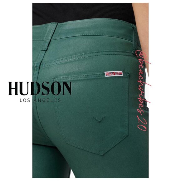 *HUDSON JEANS Natalie Ankle Super Skinny Jeans Sparkling Pine O-23 - Picture 5 of 13